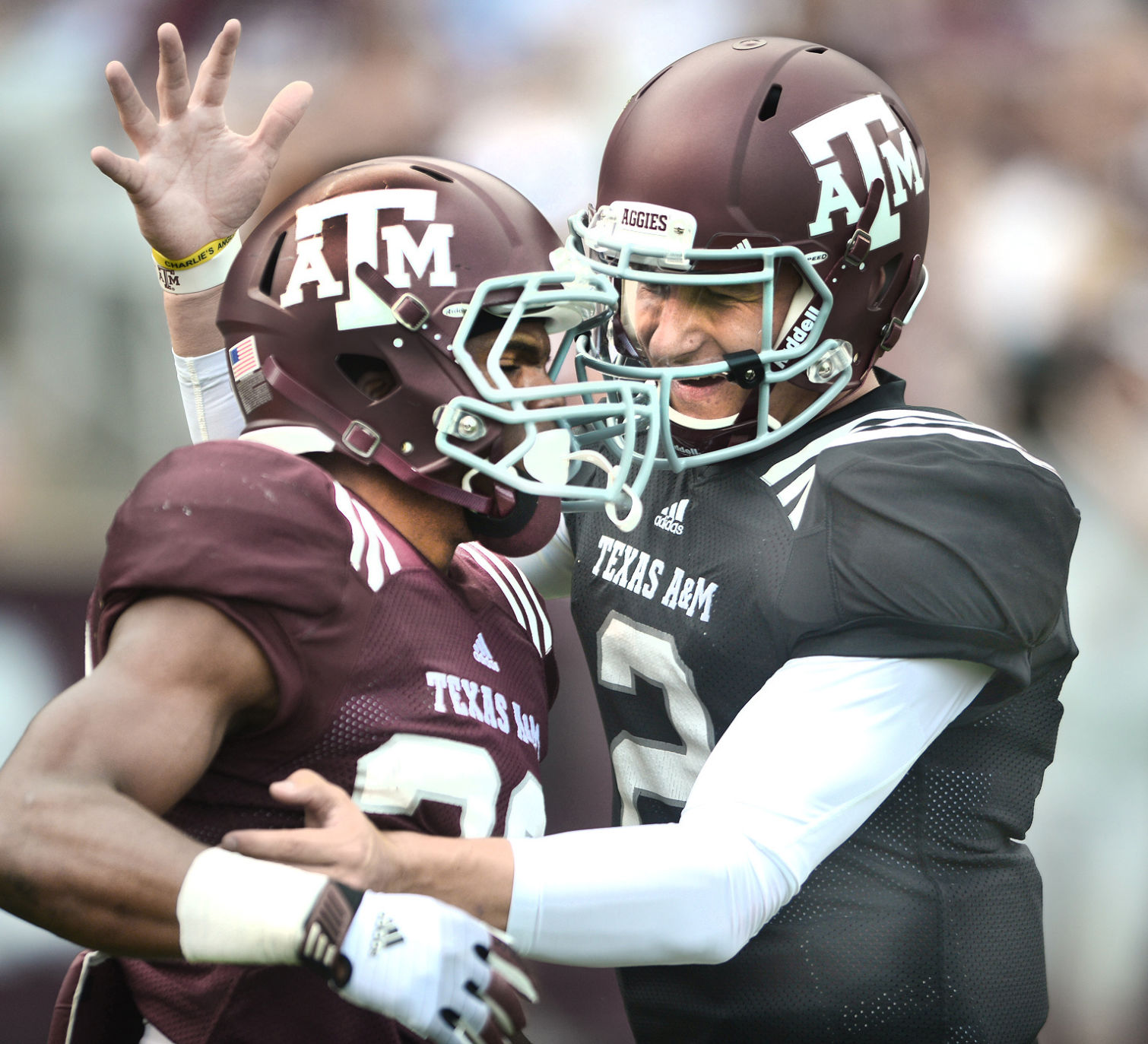 Families get into the Aggie spirit at Maroon and White Game